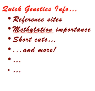 Methylation Short Cuts